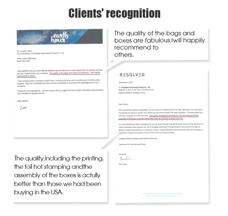 Minglai Pacakging clients recognition_